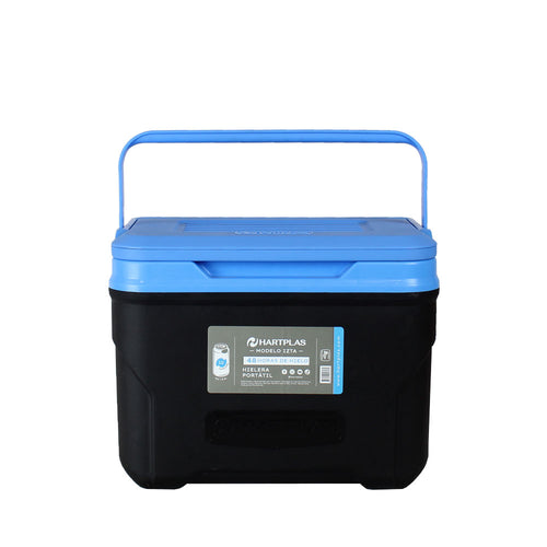 Hielera Izta 9 QT en negro y azul - vista 1